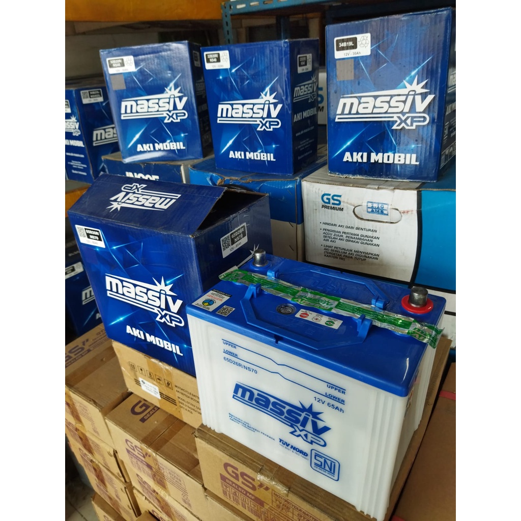 Jual Aki mobil massiv xp ns70 kijang dyna panther colt diesel fuso hino