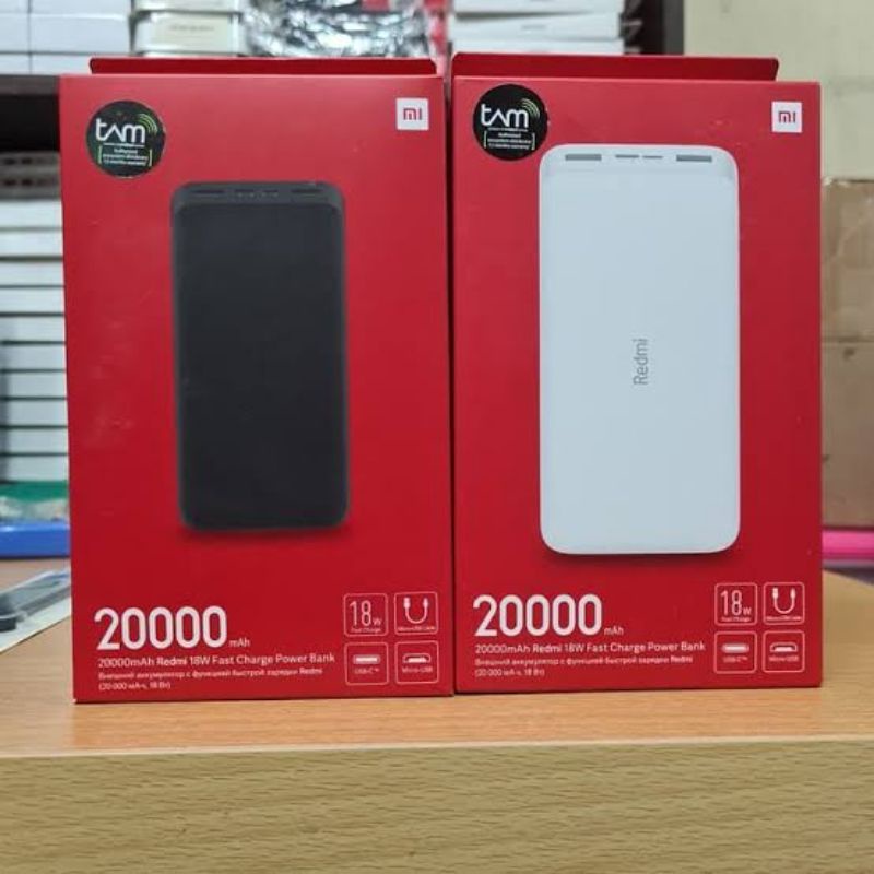 Jual Redmi Power Bank 20000 mAh Original Garansi Resmi | Shopee Indonesia