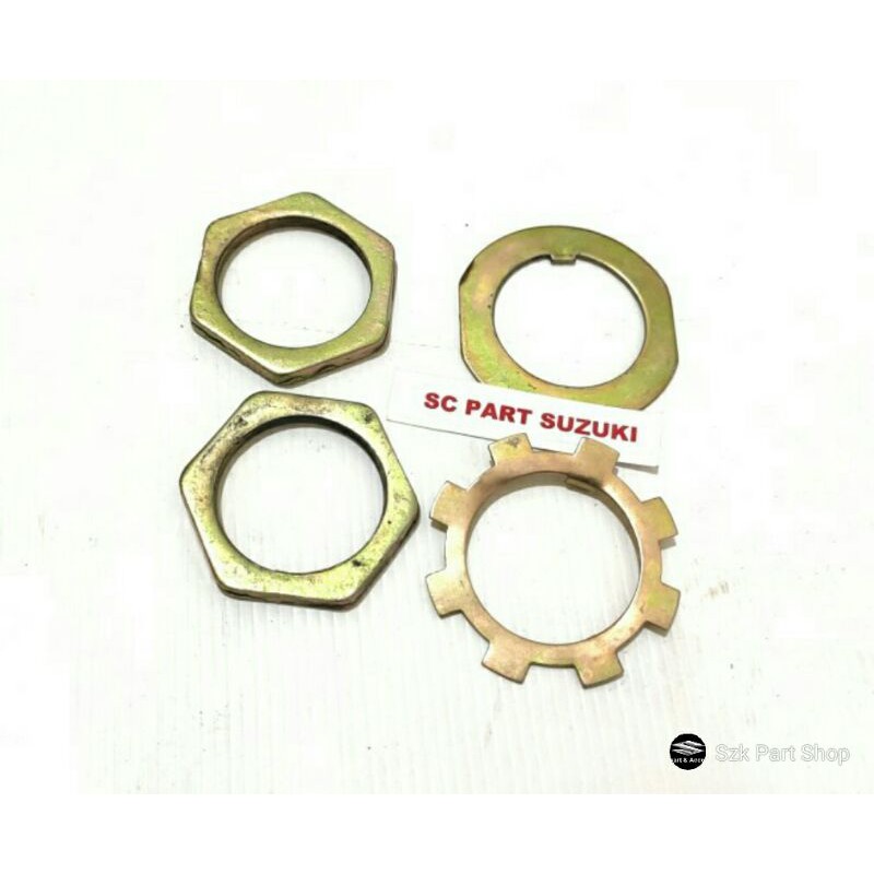 Jual mur nut lock washer set bearing roda depan suzuki jimny katana