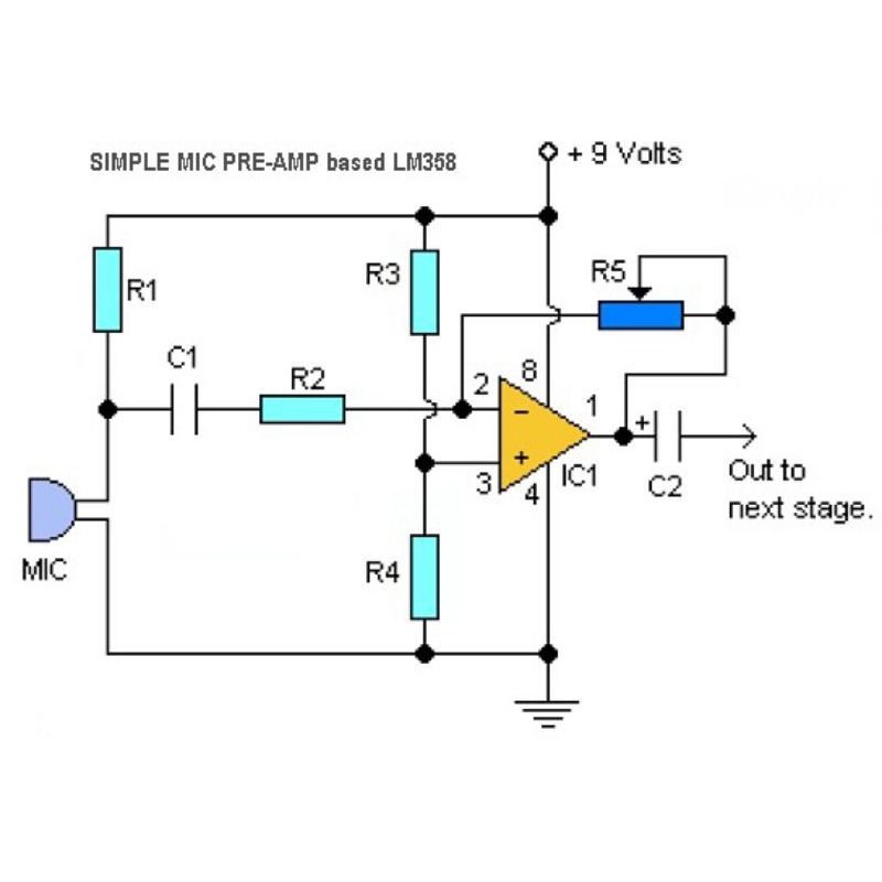 Jual Satu paket komponen simple preamp mic, komponen praktikum | Shopee ...