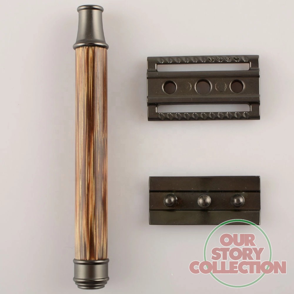 Jual Alat Cukur Bambu + Brass Alloy / Double Edge Razor - Shaver ...