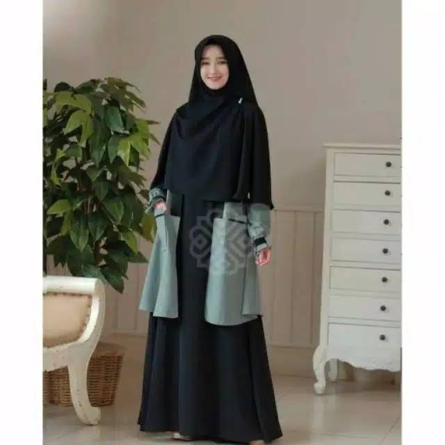 Jual ELBINA SET ( GAMIS + OUTER ) | Shopee Indonesia