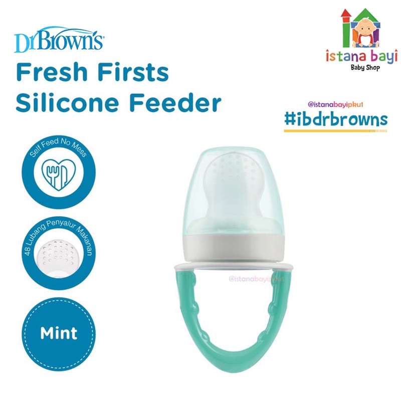 Jual Dr.Brown's Fresh Firsts Silicone Feeder 1 Pack TF005 Tempat Makan