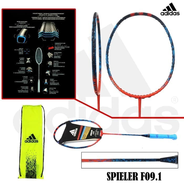 Jual ORIGINAL RAKET ADIDAS SPIELER F09.1 RAKET BADMINTON | Shopee Indonesia