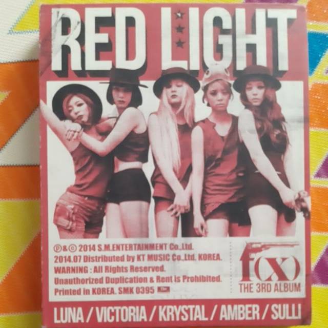 Jual F(x) - red light album (fullset + masih ada poster, pc) | Shopee ...