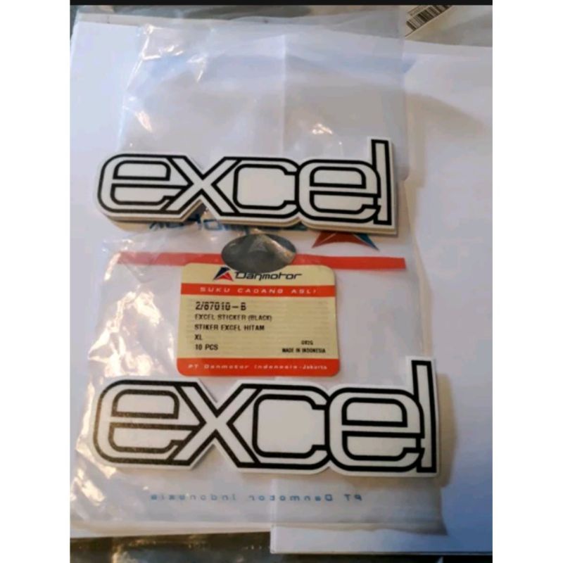 Jual Stiker Vespa Excel Danmotor | Shopee Indonesia