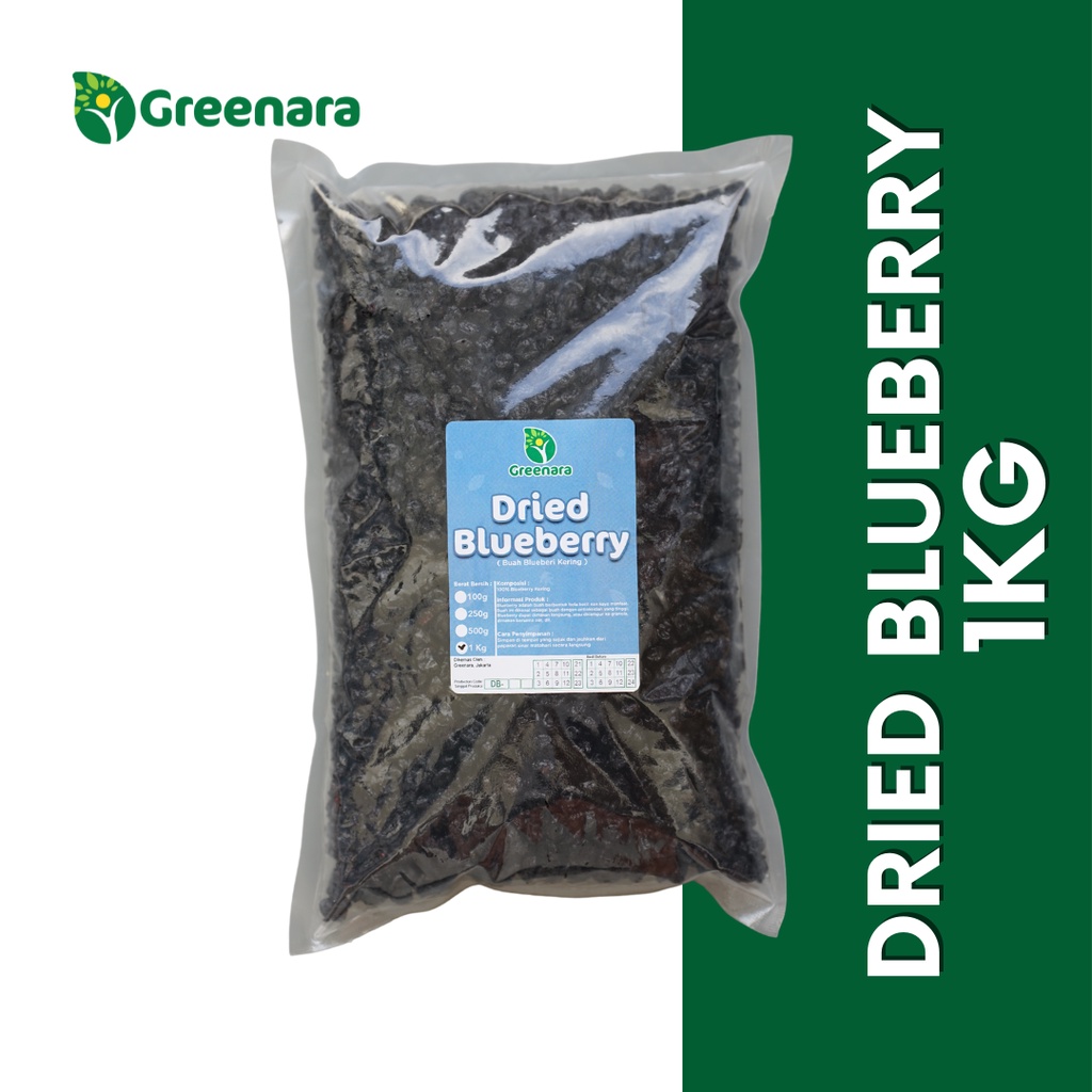 Jual Blueberry Kering 1kg / Dried Blueberry Shopee Indonesia