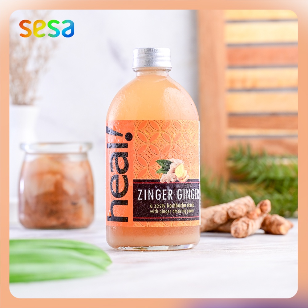 Jual Heal Kombucha Zinger Ginger 370 ml Shopee Indonesia