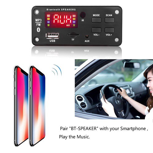 Jual Kit Modul Mp3 Player Bluetooth Wireless 5.0 Module Decoder Speaker