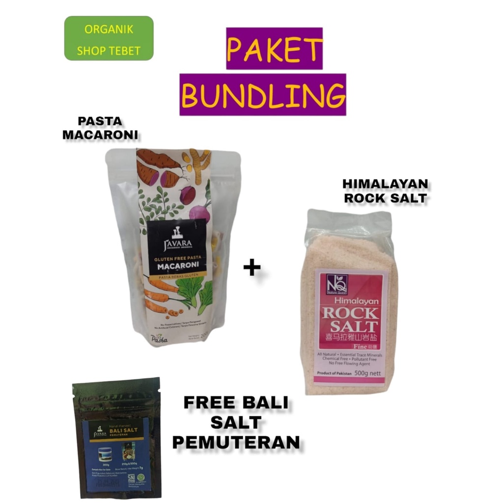 Jual Paket Bundling - Javara Pasta Macaroni Gluten Free 200gr ...