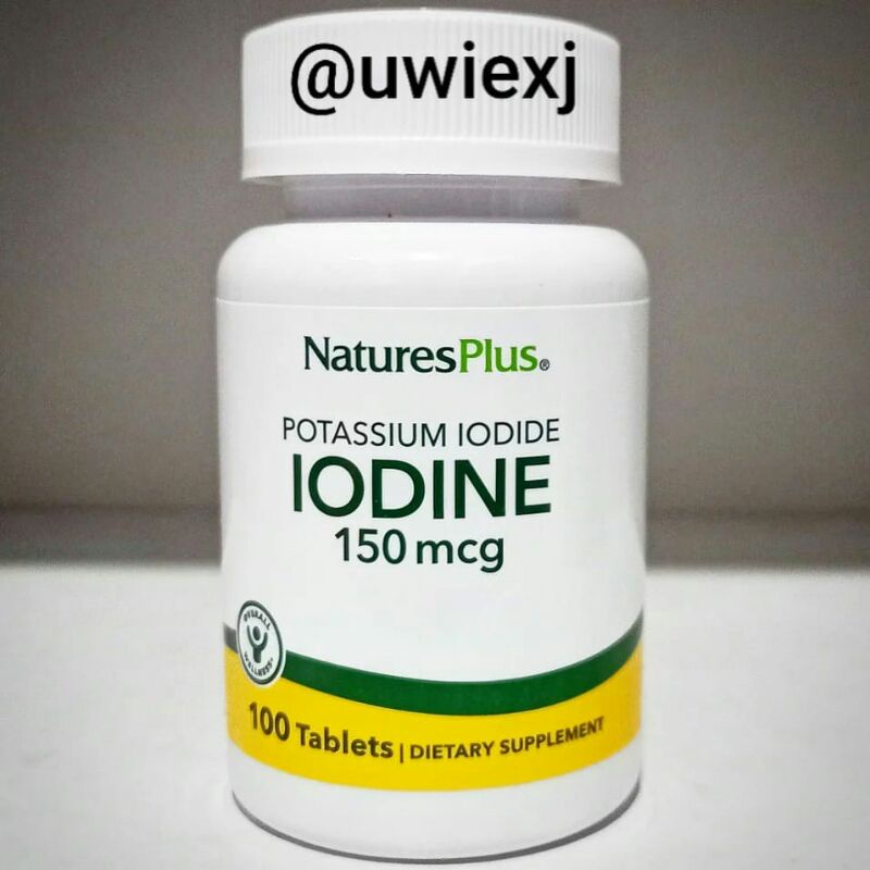 Jual NATURESPLUS POTASSIUM IODIDE IODINE 150 MCG ISI 100 TAB Shopee