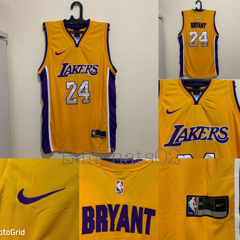 Kobe Bryant Authentic Nike Lakers Jersey New With Tags. #24 with WISH Patch