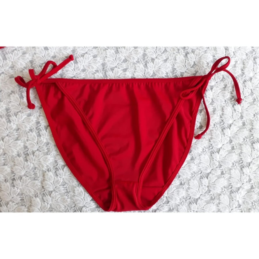 Jual Pakaian Renang Wanita 01 Bikini Pantai Merah Sexy Shopee Indonesia 8311