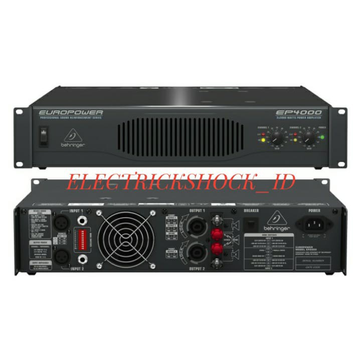 Jual POWER AMPLIFIER BEHRINGER EP 4000 / EP4000 / EP-4000 ORIGINAL