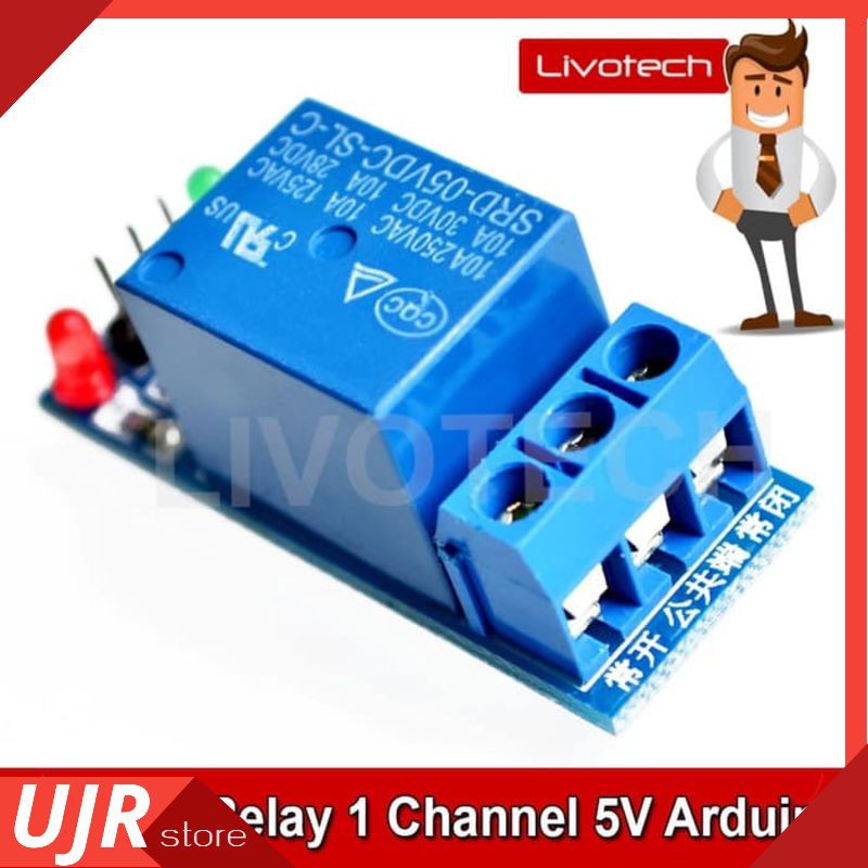 Jual Module Relay 1 Channel 5V Arduino Modul Optocoupler Rasberry Pi ...