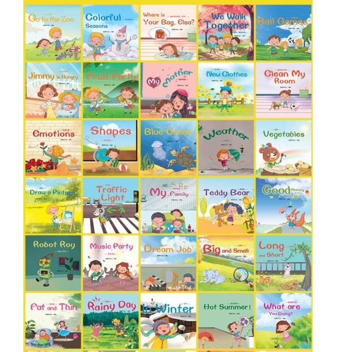 Jual story book set isi 60 pcs English Story Book for Children 60 set ...
