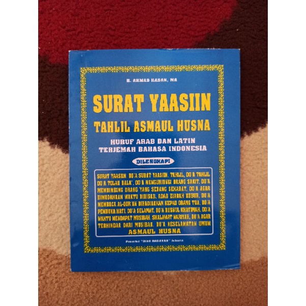 Jual Buku Surat Yaasiin Tahlil Asmaul Husna Shopee Indonesia