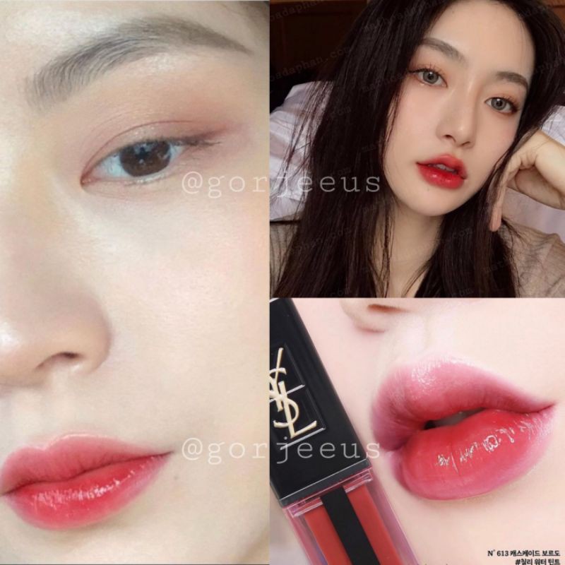 Jual YSL WATER STAIN LIQUID LIPSTICK 613 CASCADE BORDEAUX Shopee Indonesia