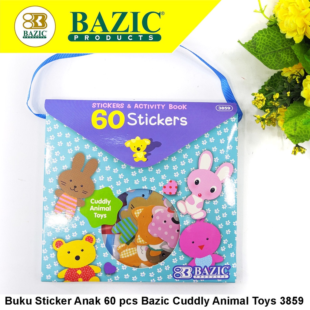 Jual Bazic Buku Sticker Anak 60 pcs - Mainan Edukasi Kertas Tempel ...