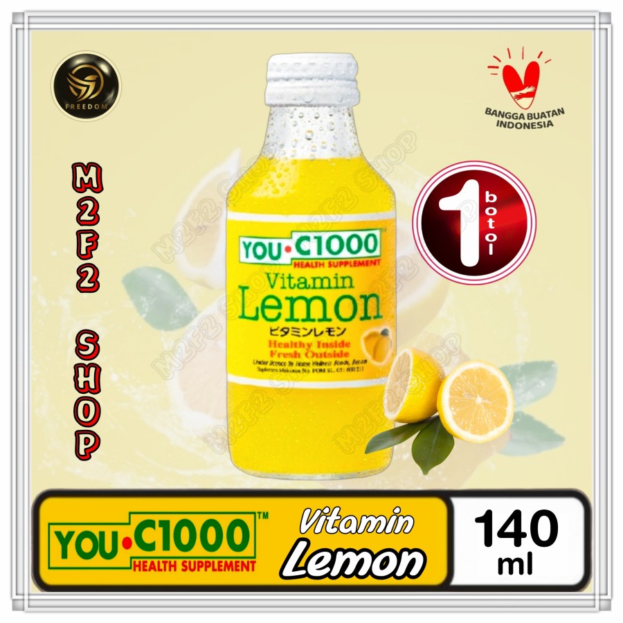 Jual YOU C1000 | C 1000 Vitamin Lemon Botol Beling - 140 ml (Kemasan ...