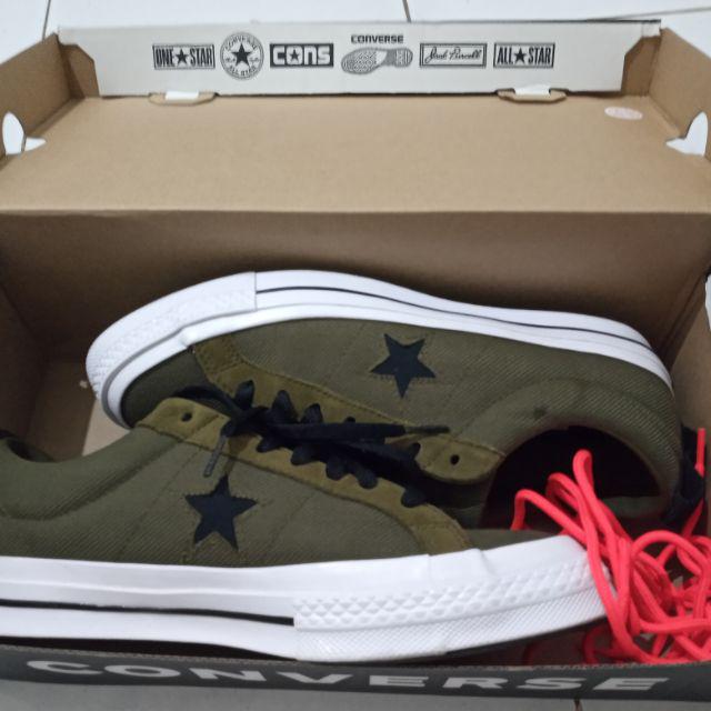 Jual Converse cons one star green army Shopee Indonesia