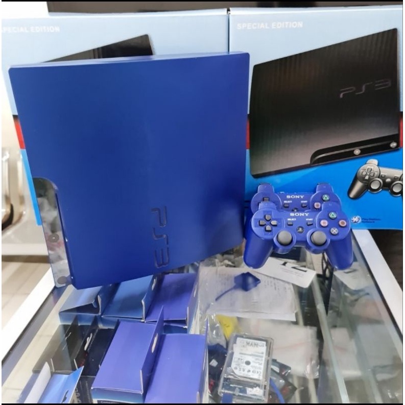 Jual PLAYSTATION 3/PS3 SERI 2500 LIMITED BLUE GRAND TURISMO 500GB ...