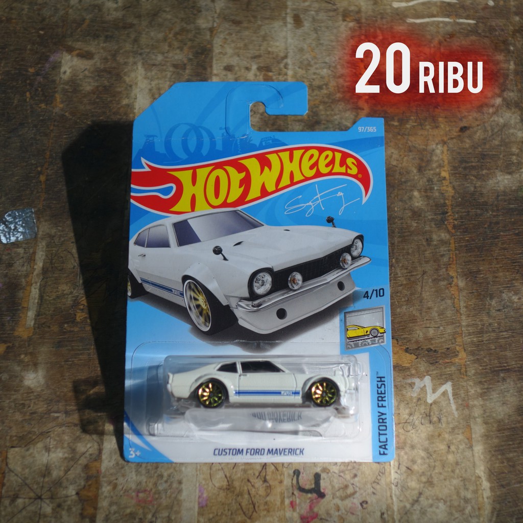 Jual Hotwheels Custom Ford Maverick Putih Blister Tekuk Dikit Shopee