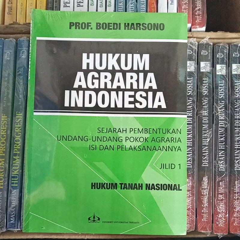 Jual HUKUM AGRARIA INDONESIA || Prof. Budi Harsono | Shopee Indonesia