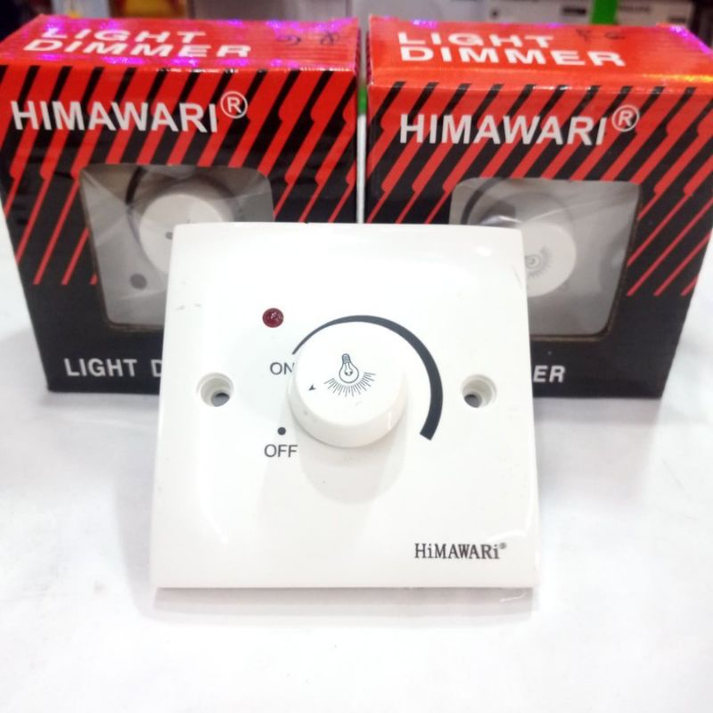 Jual SAKLAR DIMMER LAMPU HIMAWARI 220V / SAKLAR DIMMER GERINDA GERINDRA Shopee Indonesia