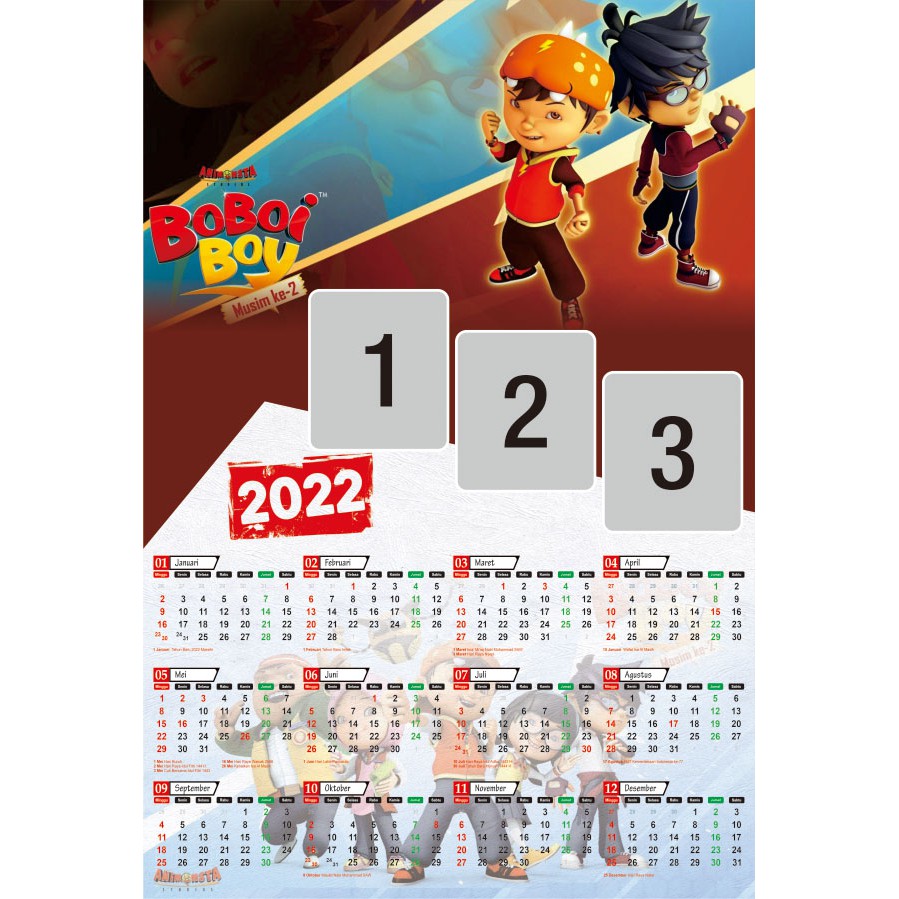 Jual Kalender Foto 2024 Karakter | Shopee Indonesia