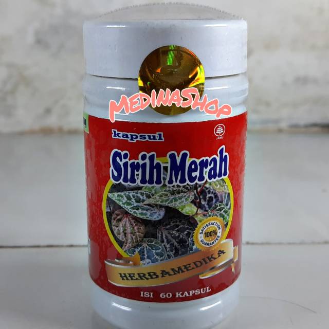 Jual Kapsul Sirih Merah Herbamedika 60 Kapsul Shopee Indonesia 4590