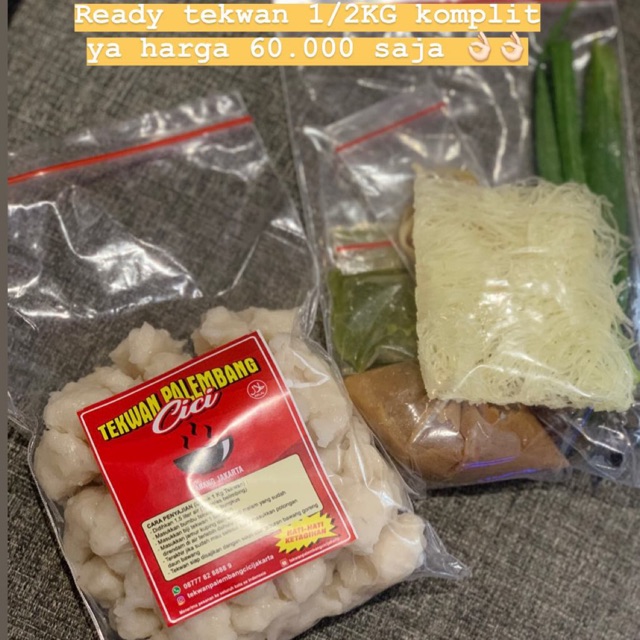Jual Tekwan komplit 1/2 KG | Shopee Indonesia
