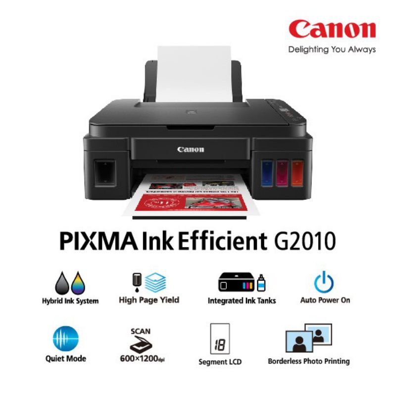 Jual CANON PIXMA G2010 Multifunction InkTank Printer (Original ...