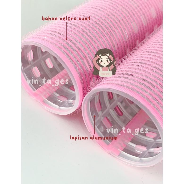 Jual Ready!! Madame Korean Hair Rollers / Roll Rambut Korea Jumbo Xxl
