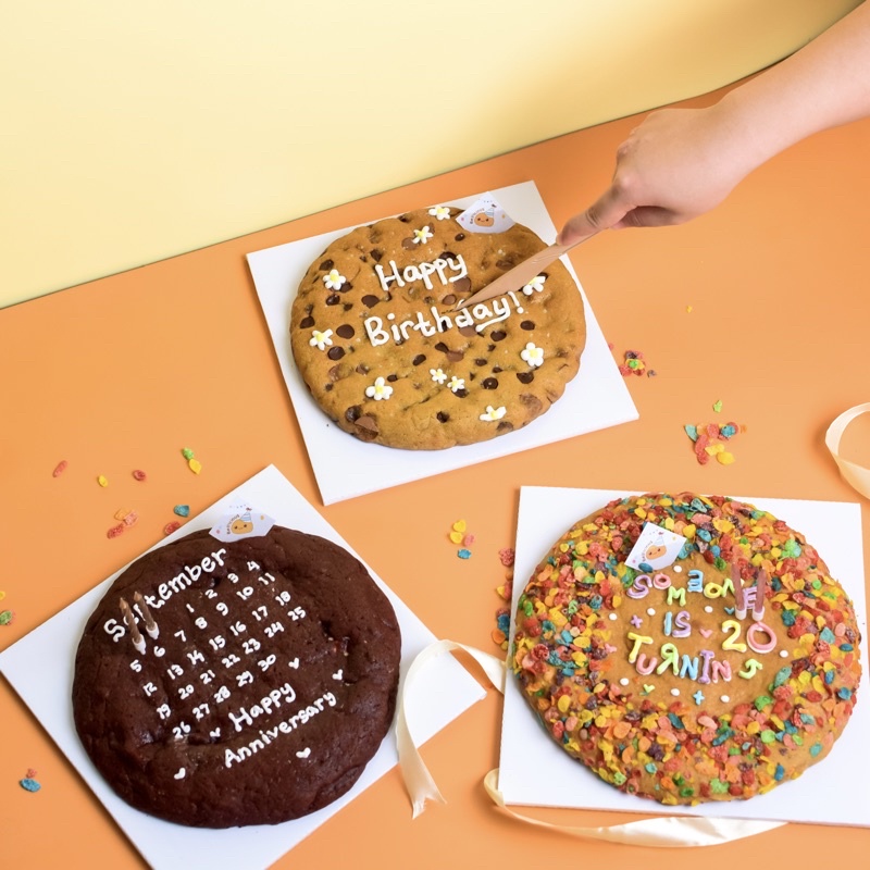 Jual Giant Cookies Giant Cookie Bday Cookie Birthday Cookie Kue Ulang