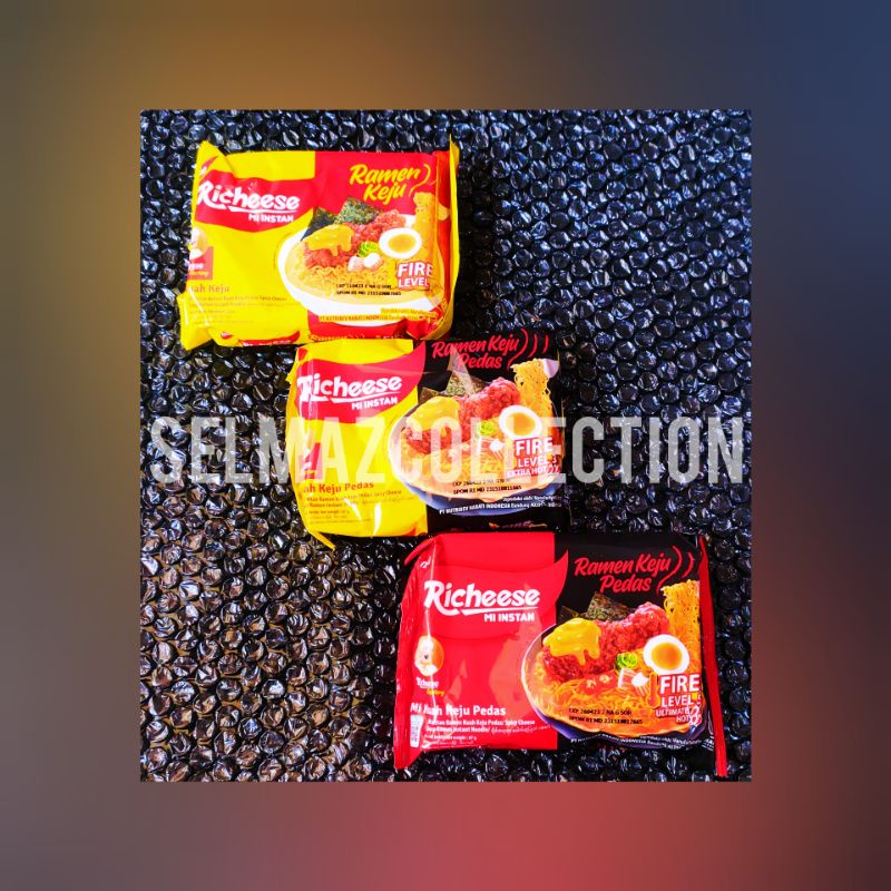 Jual Richeese ramen kuah keju richeese ramen pedas richeese ramen keju ...