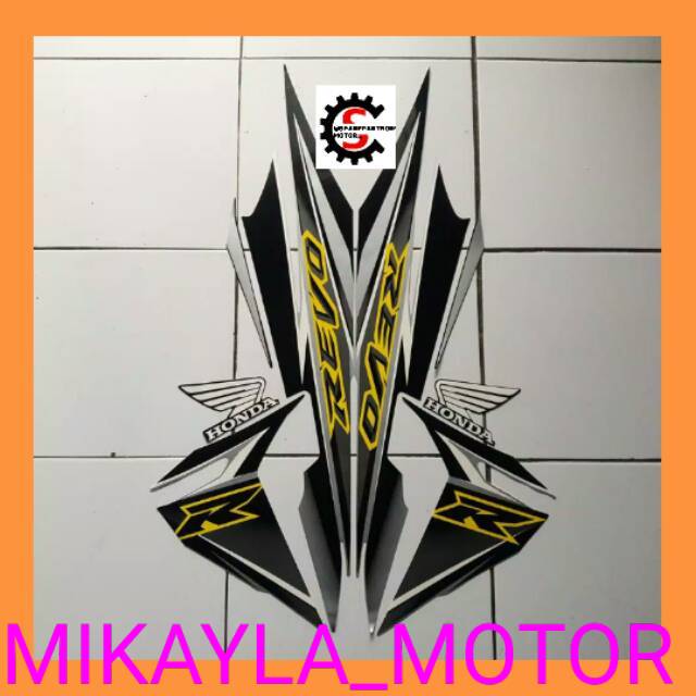 Jual Sticker/striping motor honda revo std 2008 kuning - hitam | Shopee ...