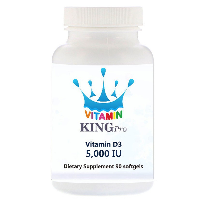 Jual Vitamin D3 5000 IU, 90 Softgels, KingPro Vit D3 5,000 Shopee