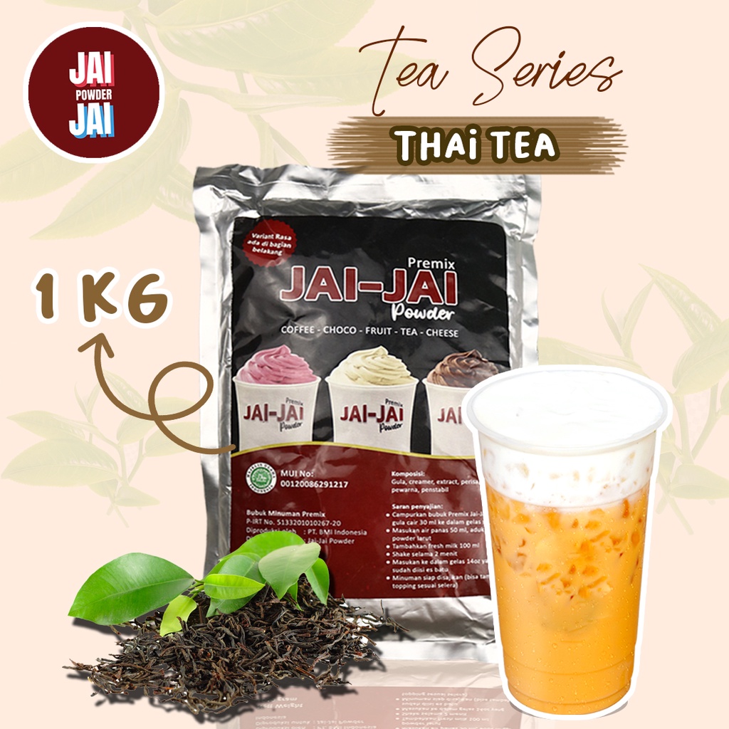 Jual Bubuk Minuman 1kg - THAI TEA - Jai Jai Powder | Shopee Indonesia