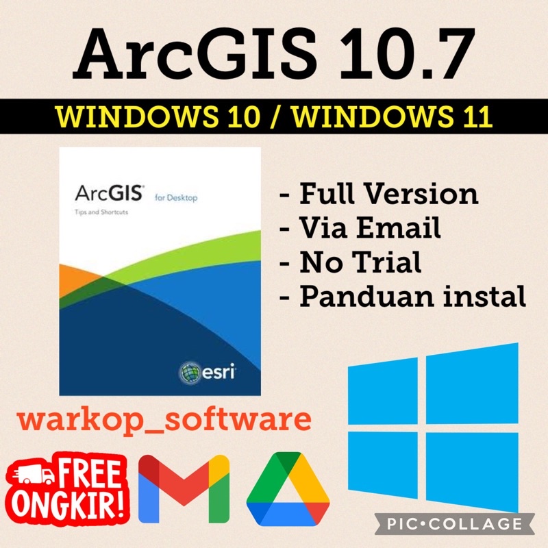 Jual Esri ArcGIS 10.7 Full Lifetime | Shopee Indonesia