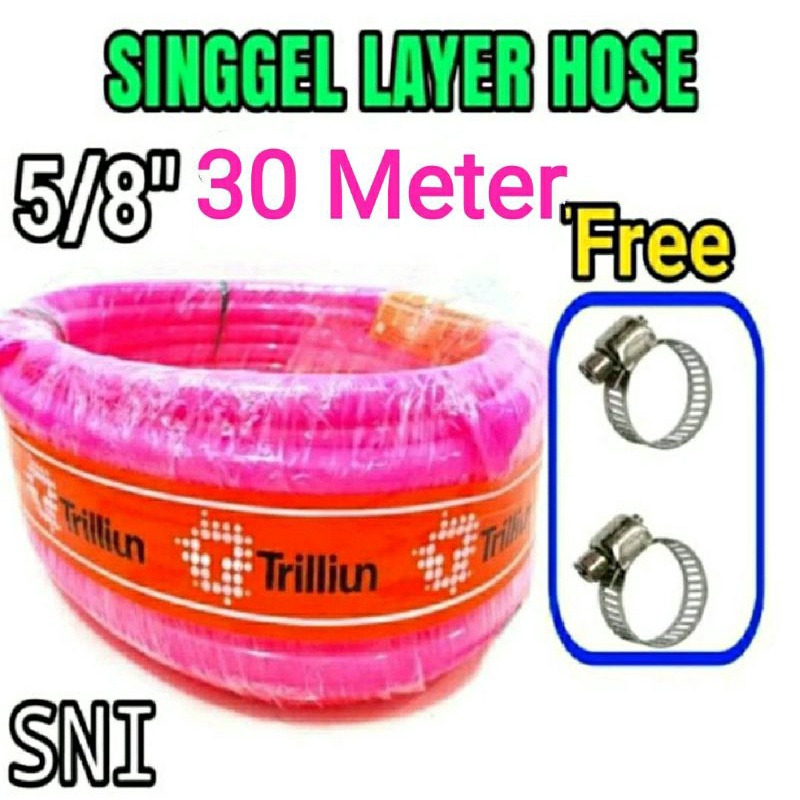 Jual Selang Air Trilliun Stabilo Inch Rol Panjang Meter Shopee Indonesia