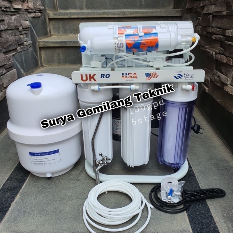 Jual Mesin Ro Gpd Step Mesin Reverse Osmosis Ro Gpd Freshwater Shopee Indonesia