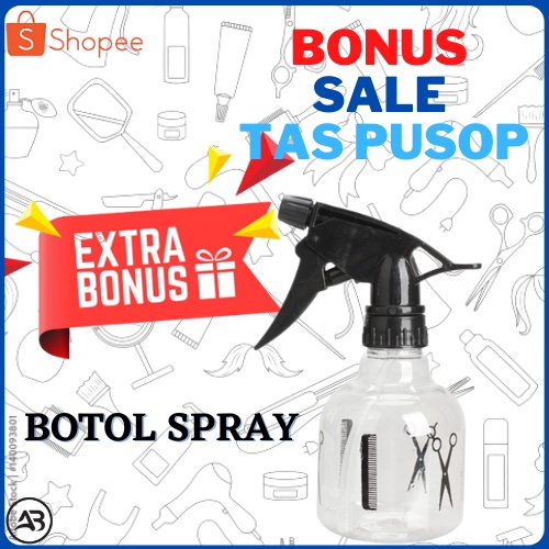 Jual Botol Semprot Air / Botol Spray Untuk usaha Pangkas Rambut Dan ...