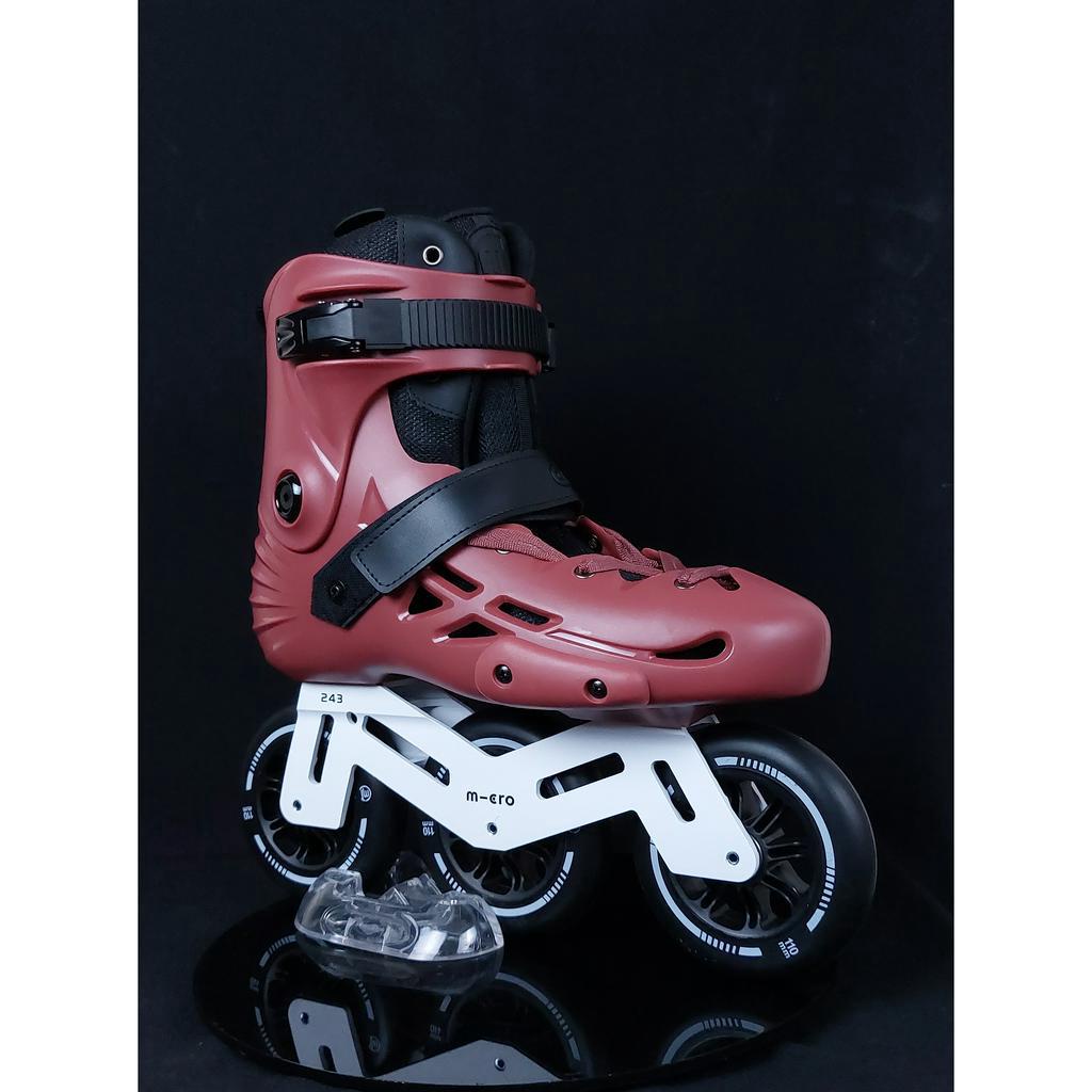 Jual Sepatu Roda Inline Skate Micro MT3 Cherry Wine | Shopee Indonesia
