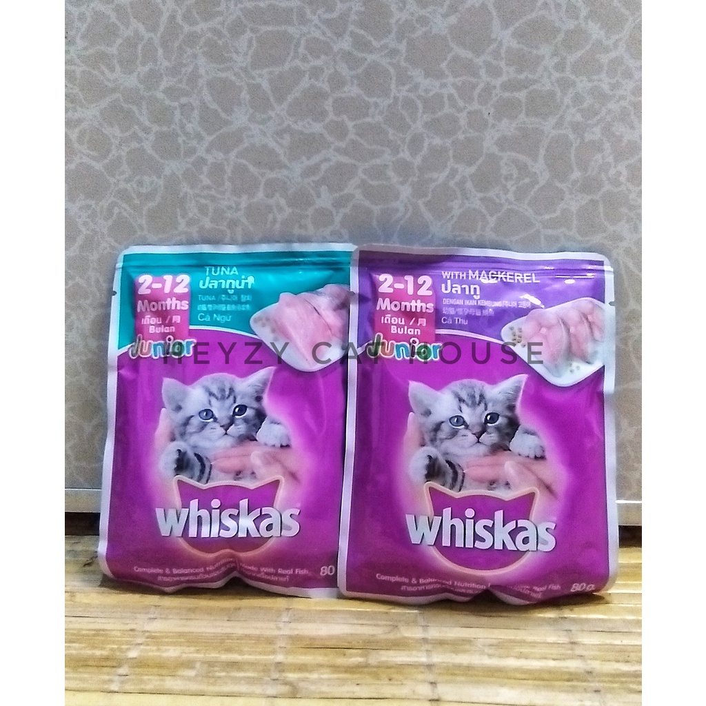 Jual Whiskas Sachet for Kitten Makanan Basah Kitten Kemasan Sachet