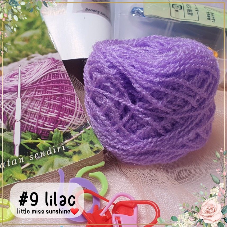 Jual Benang Siet/Breien Brayen 6 gr Rajut Merajut Seni Rajutan 44 Warna ...