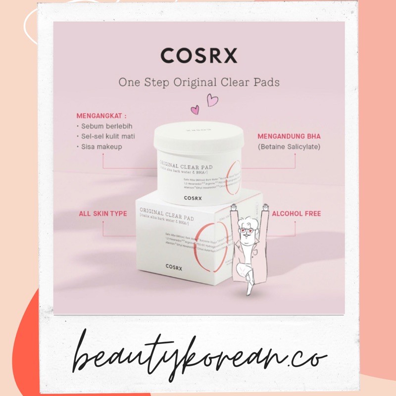 Jual COSRX one step original clear pact 135ml (70ea) | Shopee Indonesia