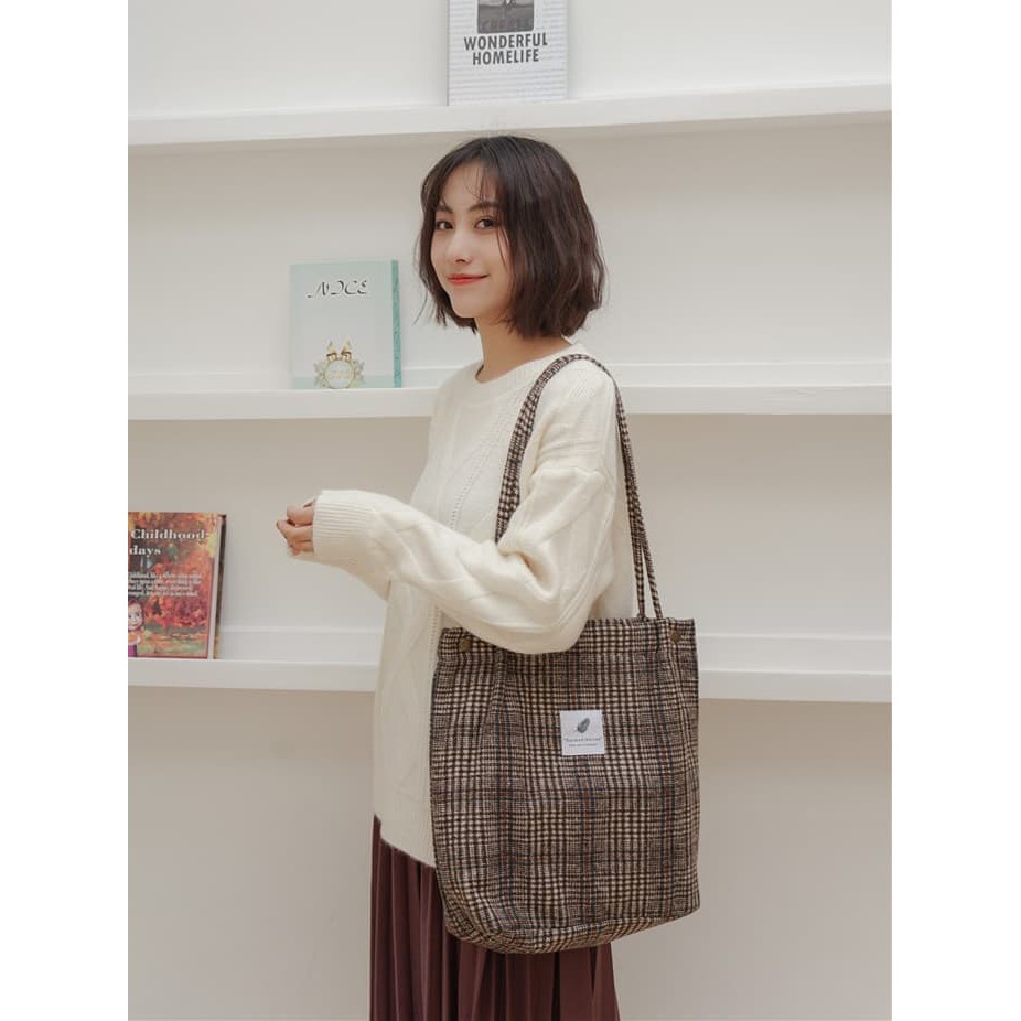 Tote bag sale korea shopee