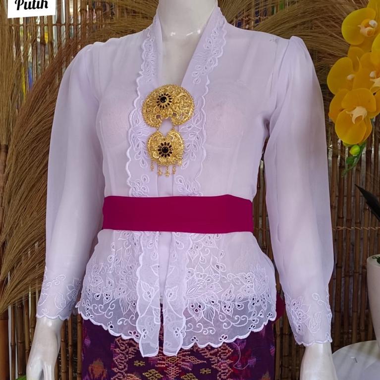 Jual Jual Cepat Zm V Kebaya Bali Jadi Bordir Kerawang Sutra Creff