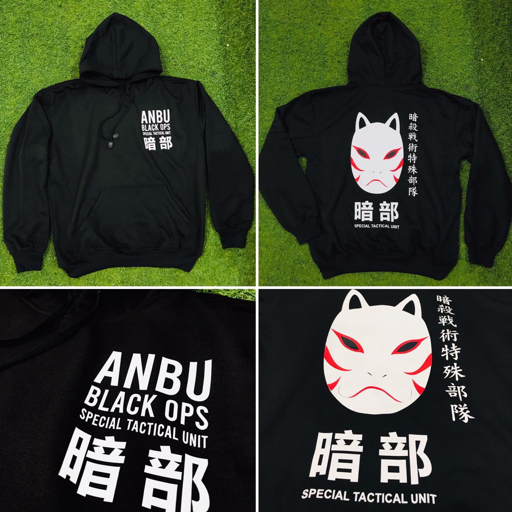 Jual Hoodie Anbu Black Ops Anime Manga Naruto Shopee Indonesia